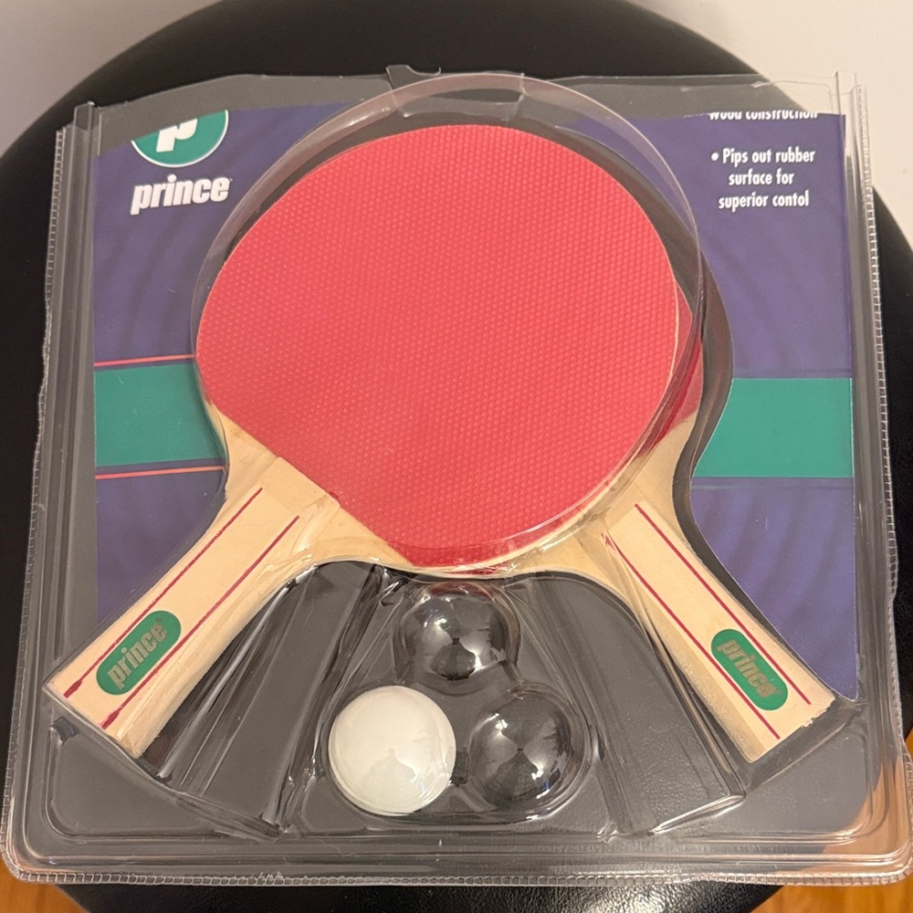 One set of Prince Ping Pong Paddles
